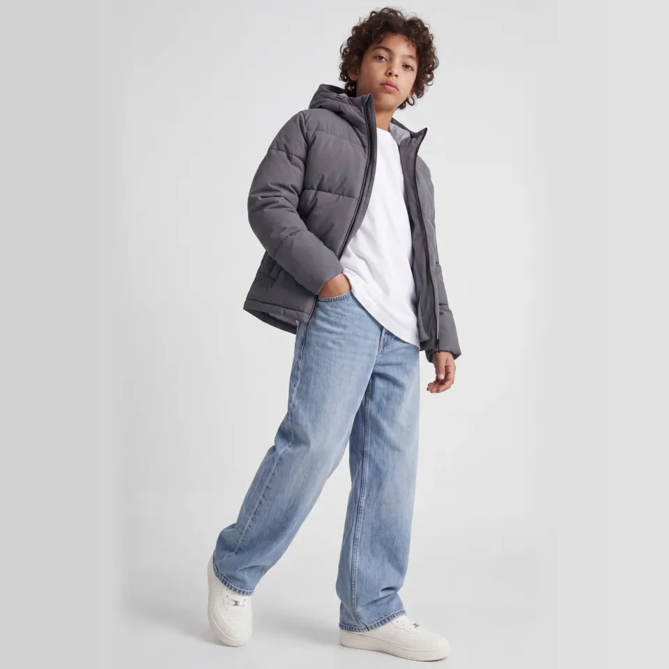 Jack & Jones Galaxy puffer winterjas grijs, foto 6