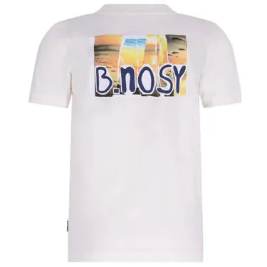 B.Nosy T-shirt wit met print, foto 3