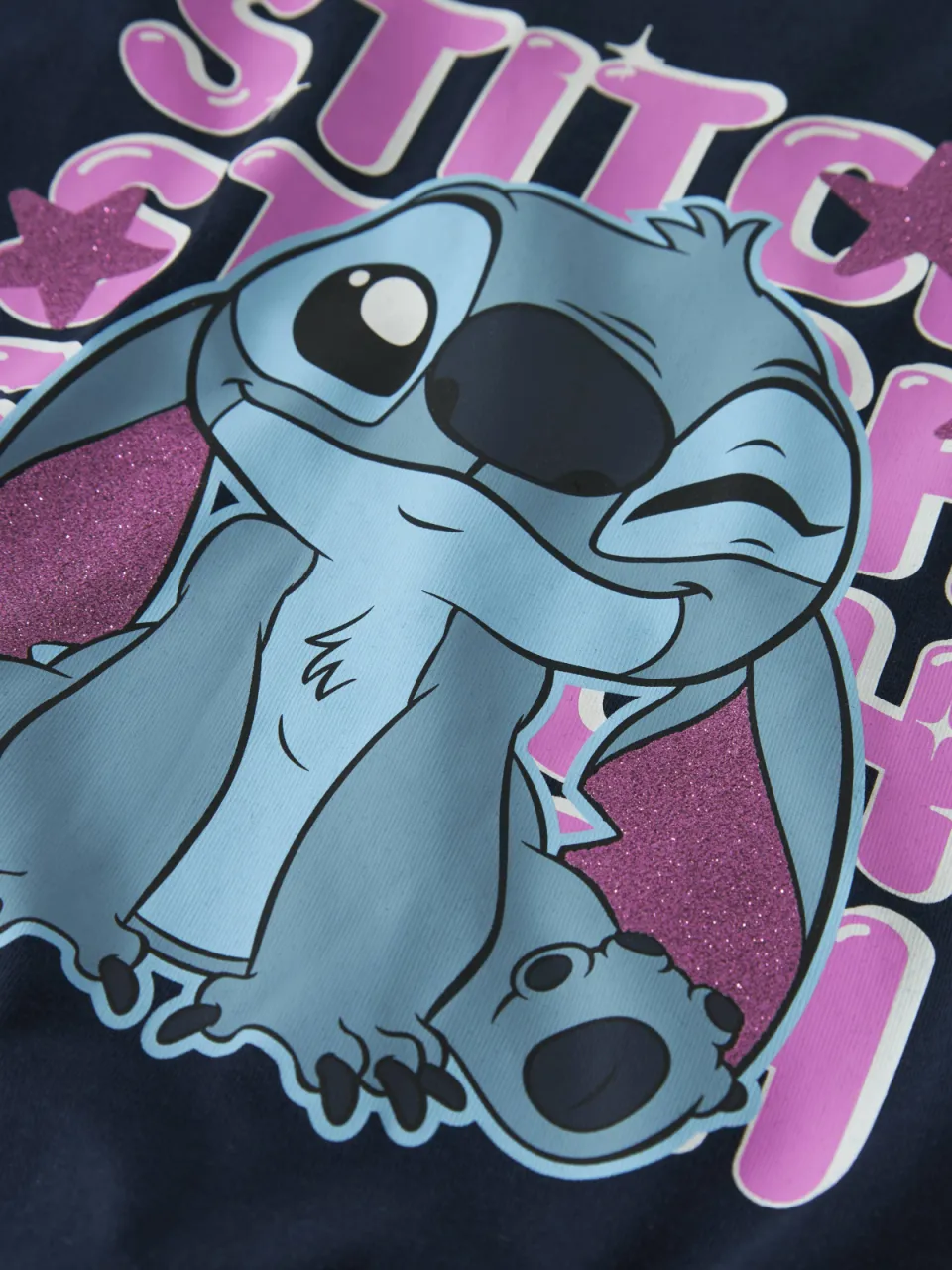 NAME IT KIDS Lilo & Stitch T-shirt donkerblauw, foto 4