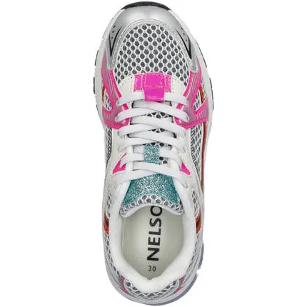 Nelson Kids sneaker zilver, foto 3