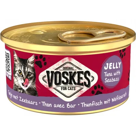 Voskes Jelly tonijn met zeebaars natvoer kat, foto 2