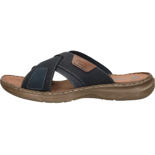 Rieker Open Teen slipper blauw