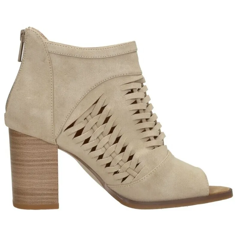 Mustang enkellaarzen beige