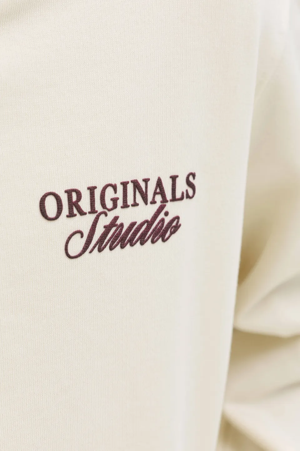 Jack & Jones JUNIOR hoodie met backprint ecru, foto 8