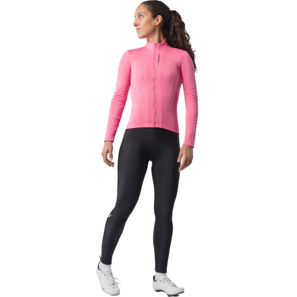 Castelli Sinergia 3 fietsshirt lange mouw roze, foto 2