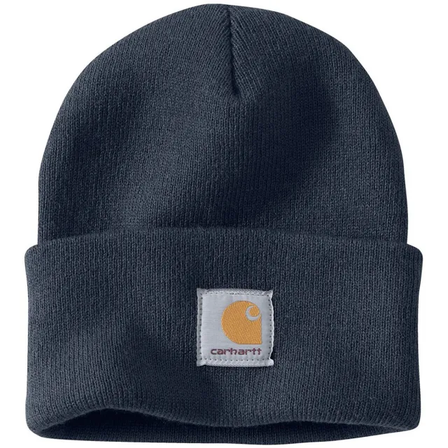 Carhartt Knit Cuffed gebreide muts blauw, foto 2