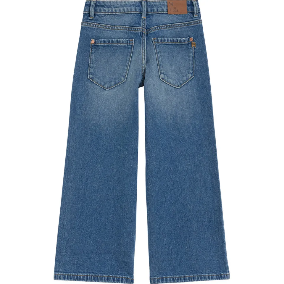 WE Fashion wide leg jeans - mediumblauw, foto 4