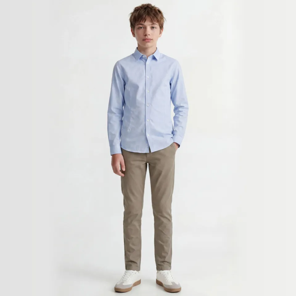 Jack & Jones regular fit gebreide chino beige, foto 3