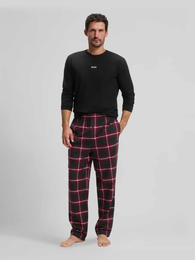 Boss Holiday pyjamaset donkerrood