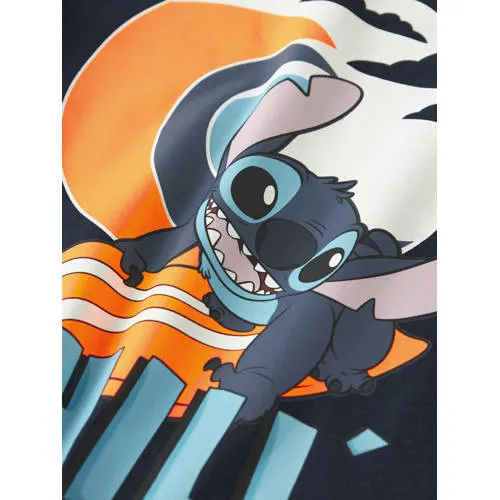 NAME IT Lilo & Stitch T-shirt donkerblauw, foto 3
