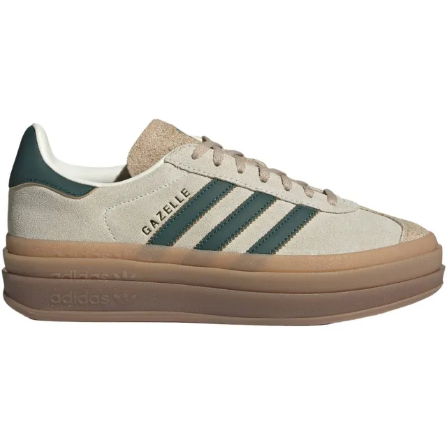 Adidas Originals Gazelle Bold sneakers beige/groen