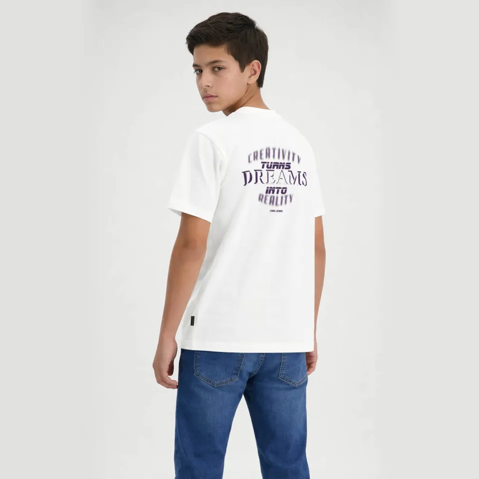 Cars T-shirt met backprint wit, foto 3