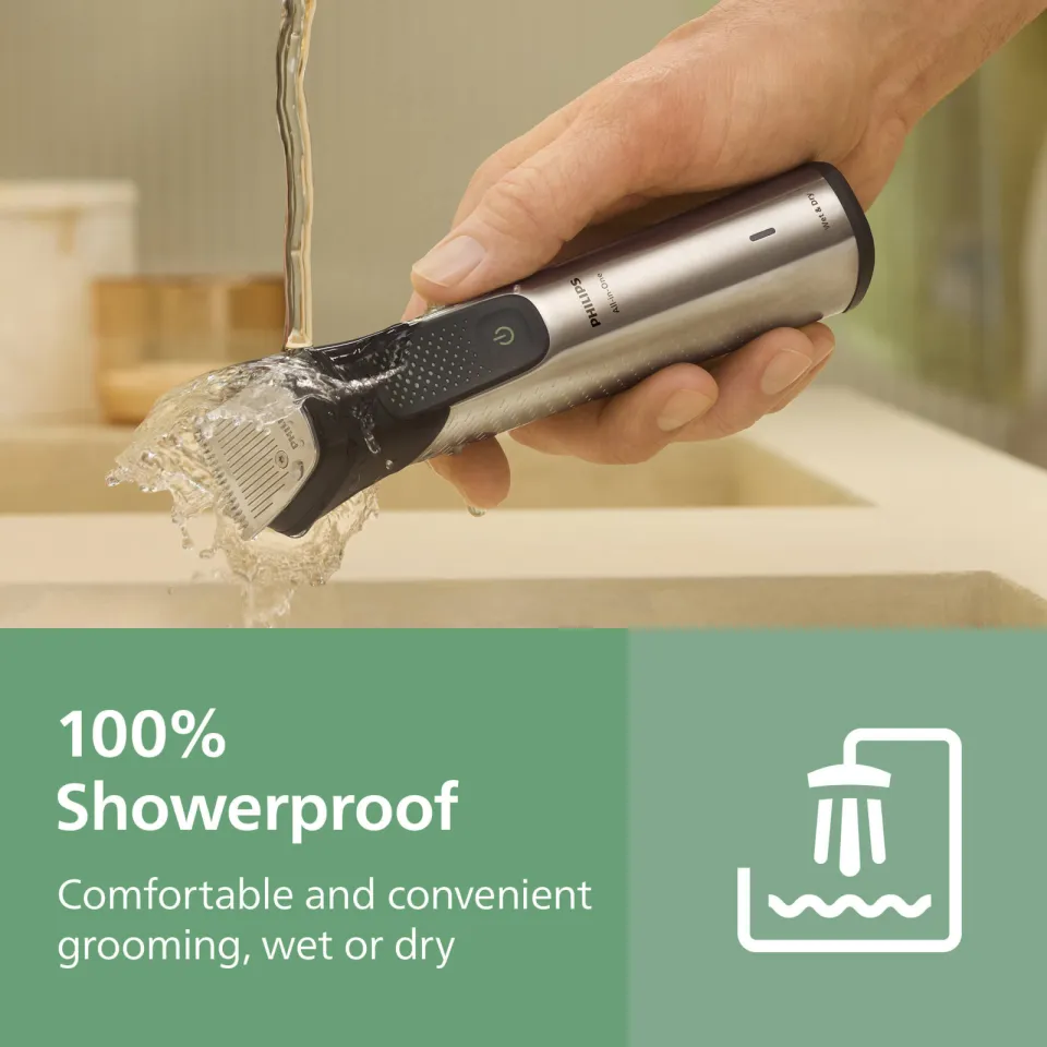 Philips All-in-One Series 9000 - MG9557/15 - 20-in-1 - Multigroom - Baardtrimmer zwart-zilver, foto 7