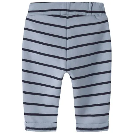 NAME IT BABY regular fit gestreepte joggingbroek blauw, foto 2