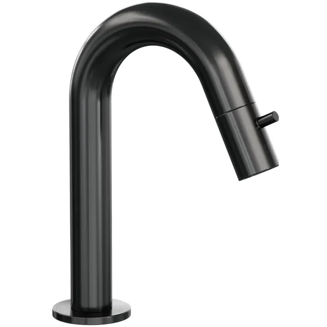 Opbouw Fonteinkraan Brauer Gunmetal Edition Met Gebogen Uitloop Gunmetal Geborsteld PVD