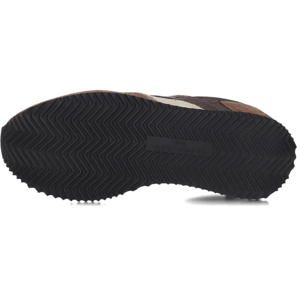 Philippe Model Blville Low Woman lage sneakers bruin, foto 5