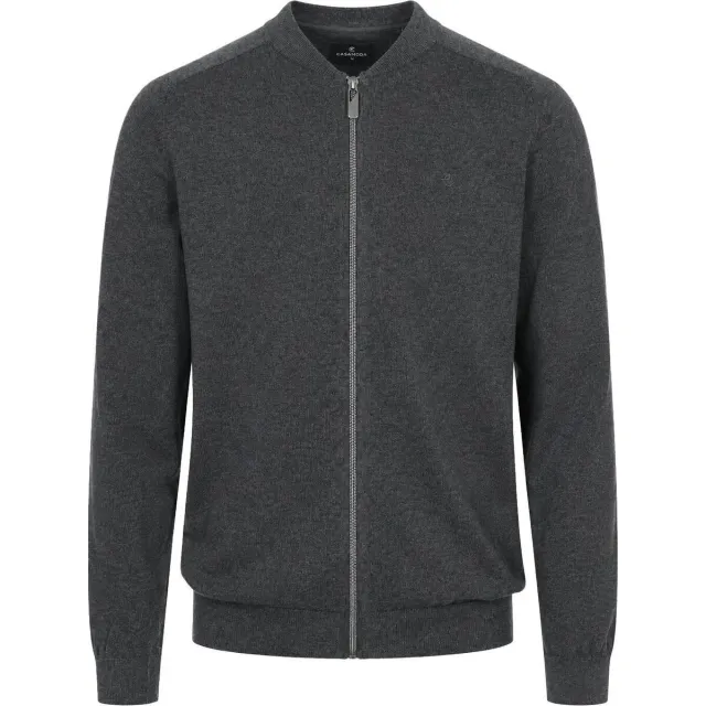 Casa Moda Vest Casamoda Vest Zip Antra antraciet