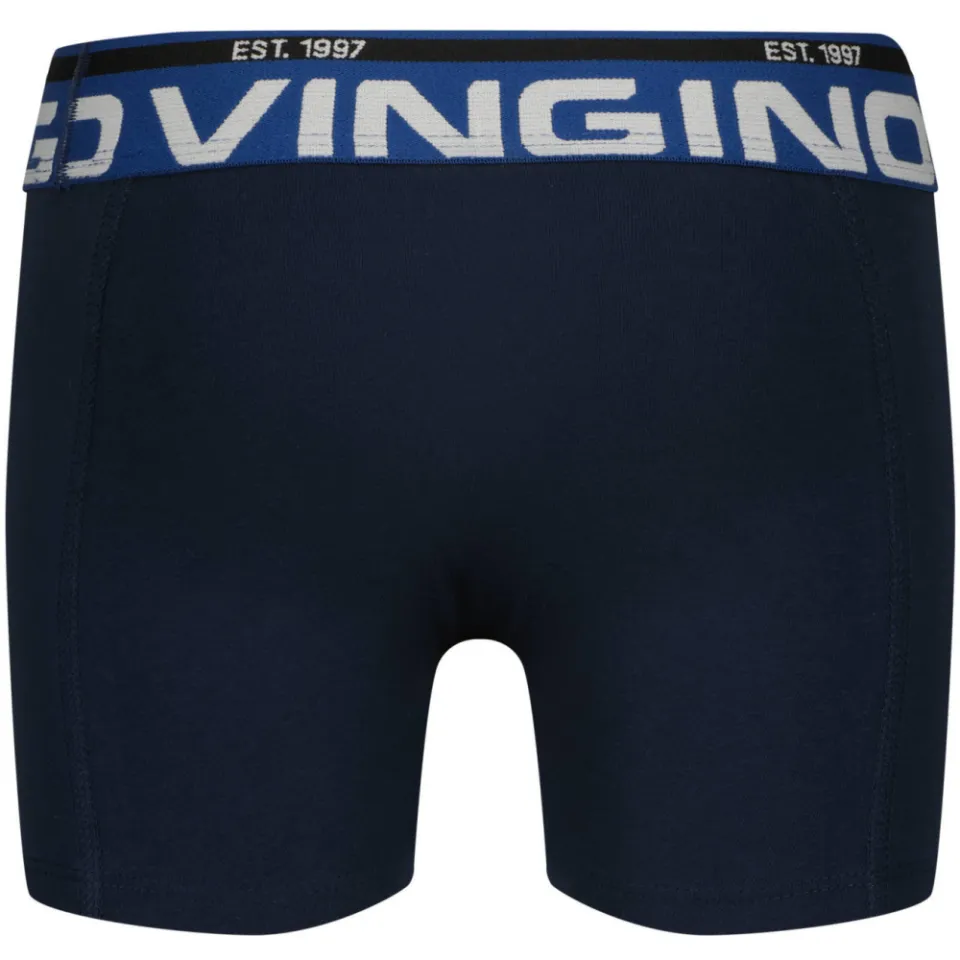 Vingino boxershorts set van 3 blauw geel, foto 7