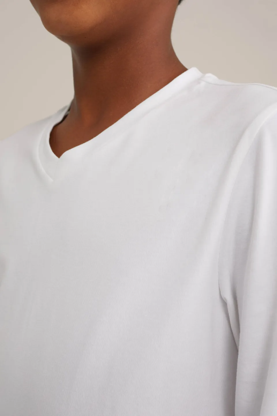 WE Fashion basic longsleeve wit, foto 6