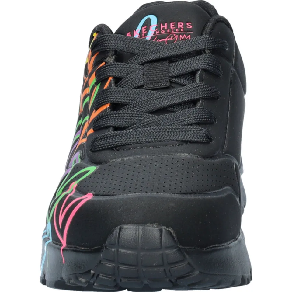 Skechers sneakers zwart/multi, foto 5