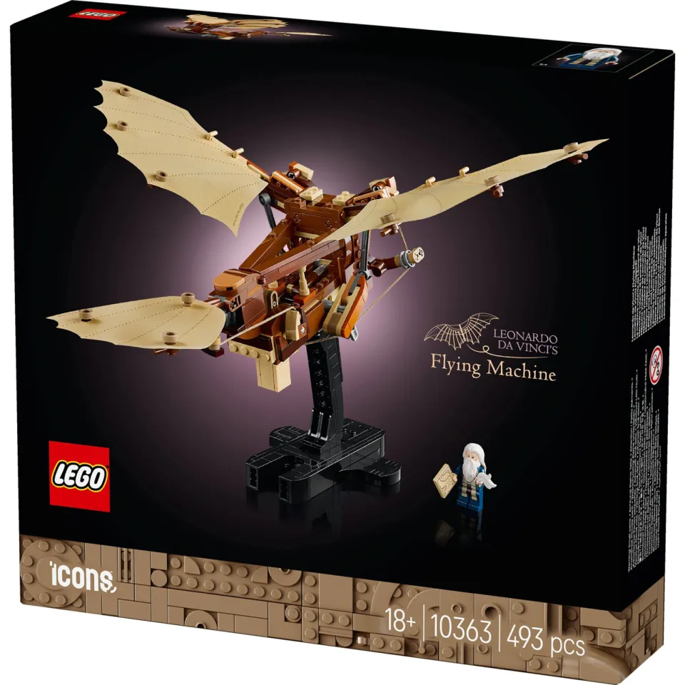 Lego Icons De vliegmachine van Leonardo da Vinci set 10363, foto 4