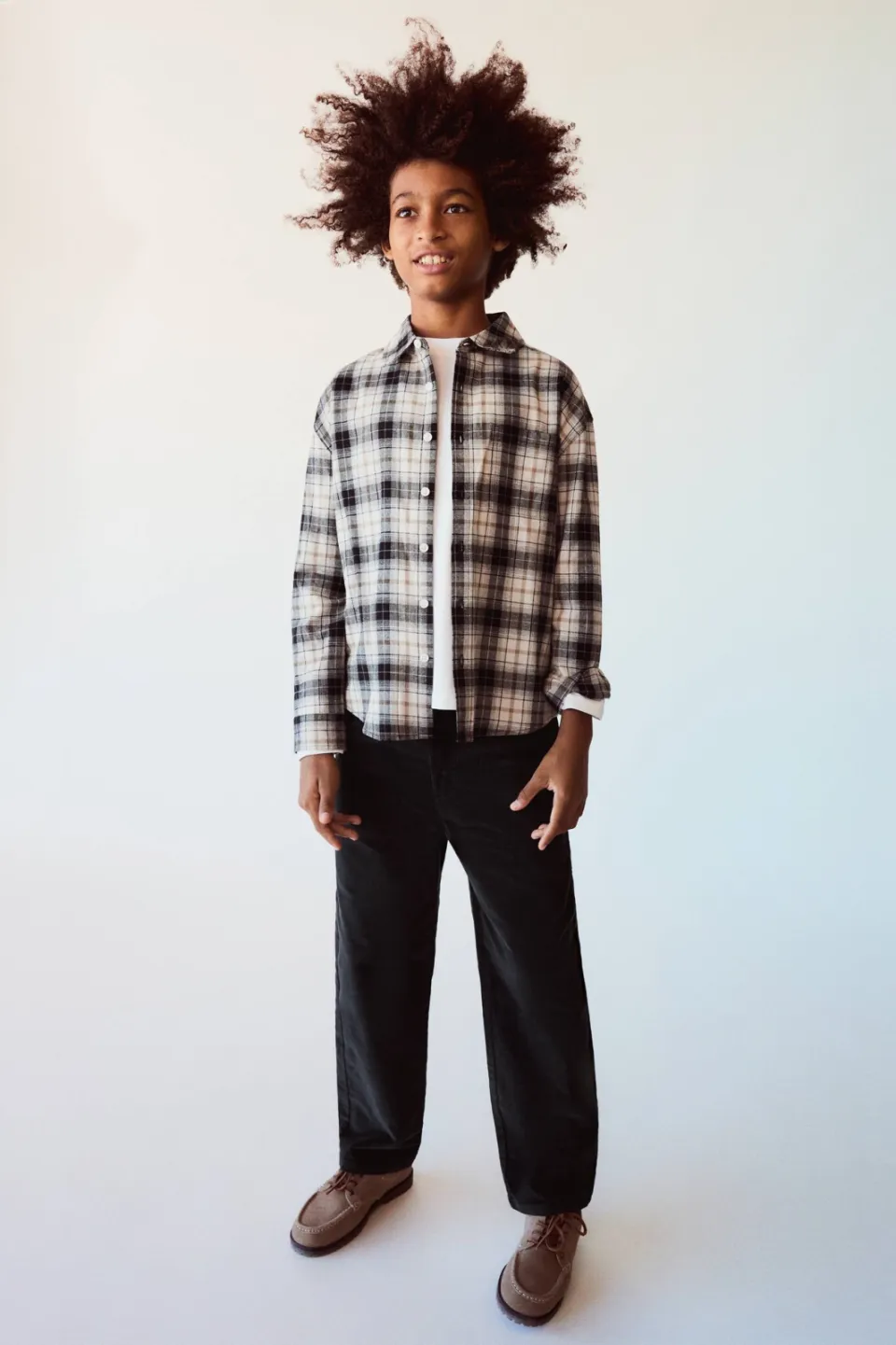 Mango Kids geruit overhemd - antraciet, foto 4