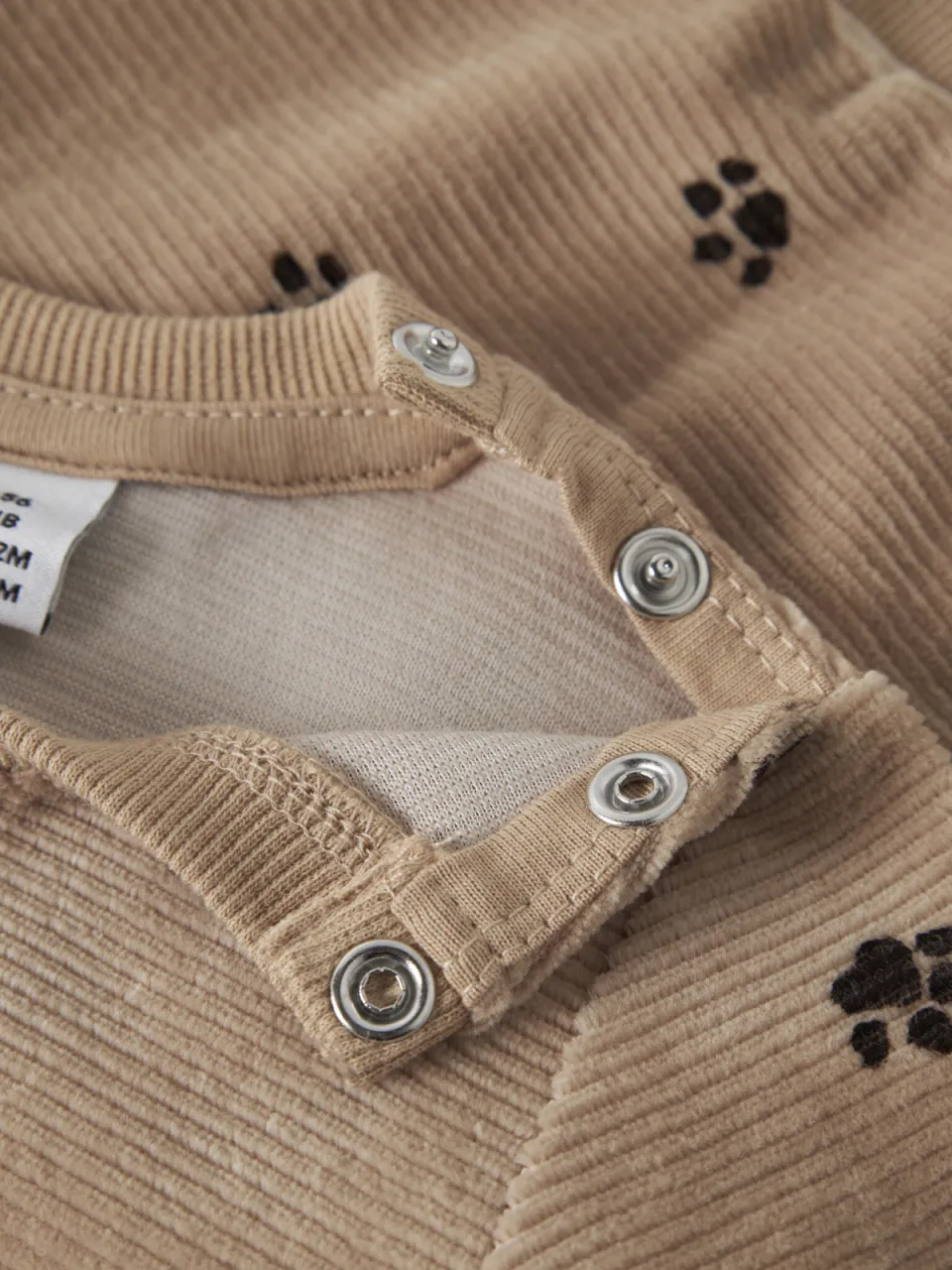 NAME IT BABY sweater met print - zand Beige All over print, foto 4
