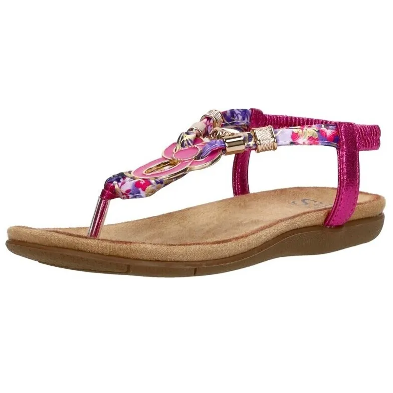Sub55 sandaal fuchsia, foto 3