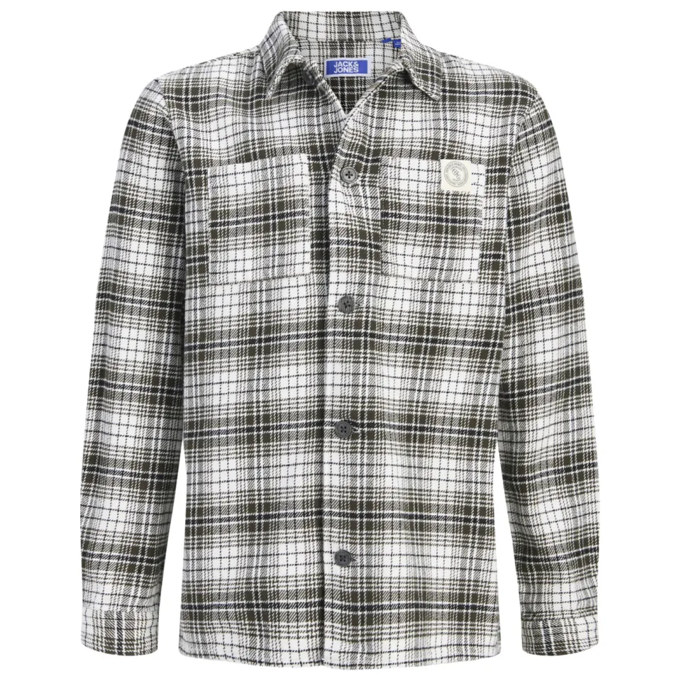 Jack & Jones JUNIOR geruit overhemd - wit, foto 2