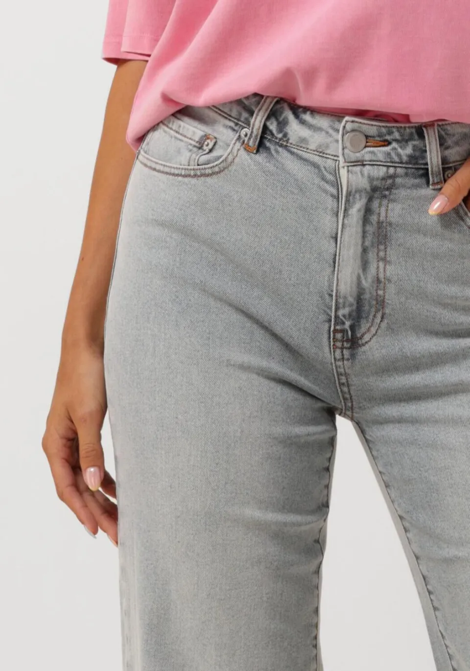 Catwalk Junkie Dames Jeans Jn Barrel L32 - Lichtblauw, foto 5