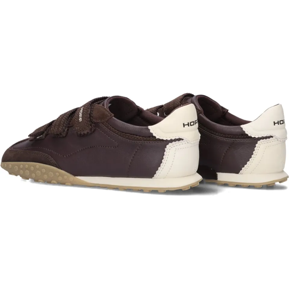 THE HOFF BRAND Dames Sneakers Bridge Velcros - Bruin, foto 3
