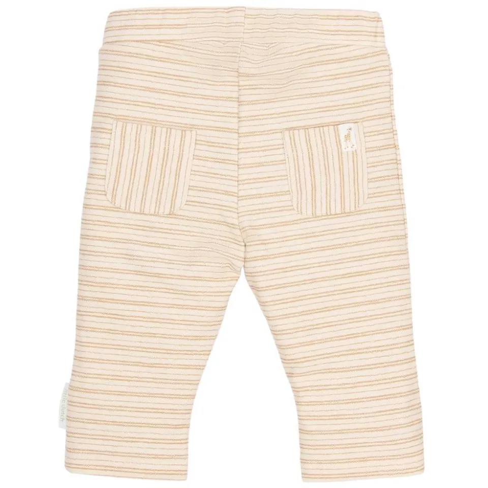 Little Dutch gestreepte babybroek beige, foto 3