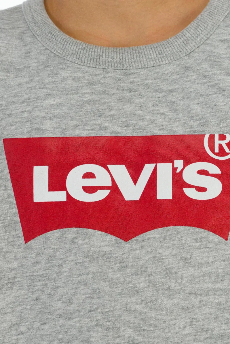Levi's Kids sweater Batwing met logo grijs melange, foto 6