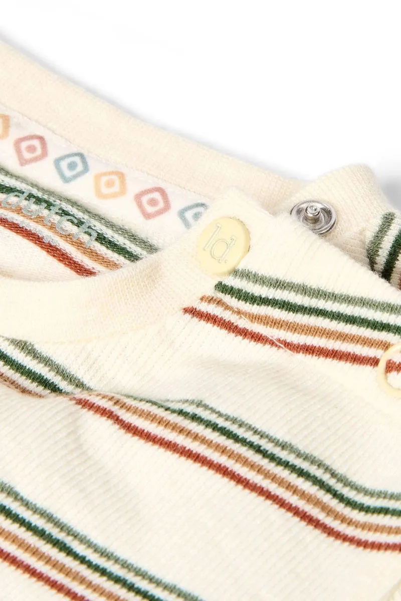 Little Dutch gestreepte longsleeve beige, foto 7
