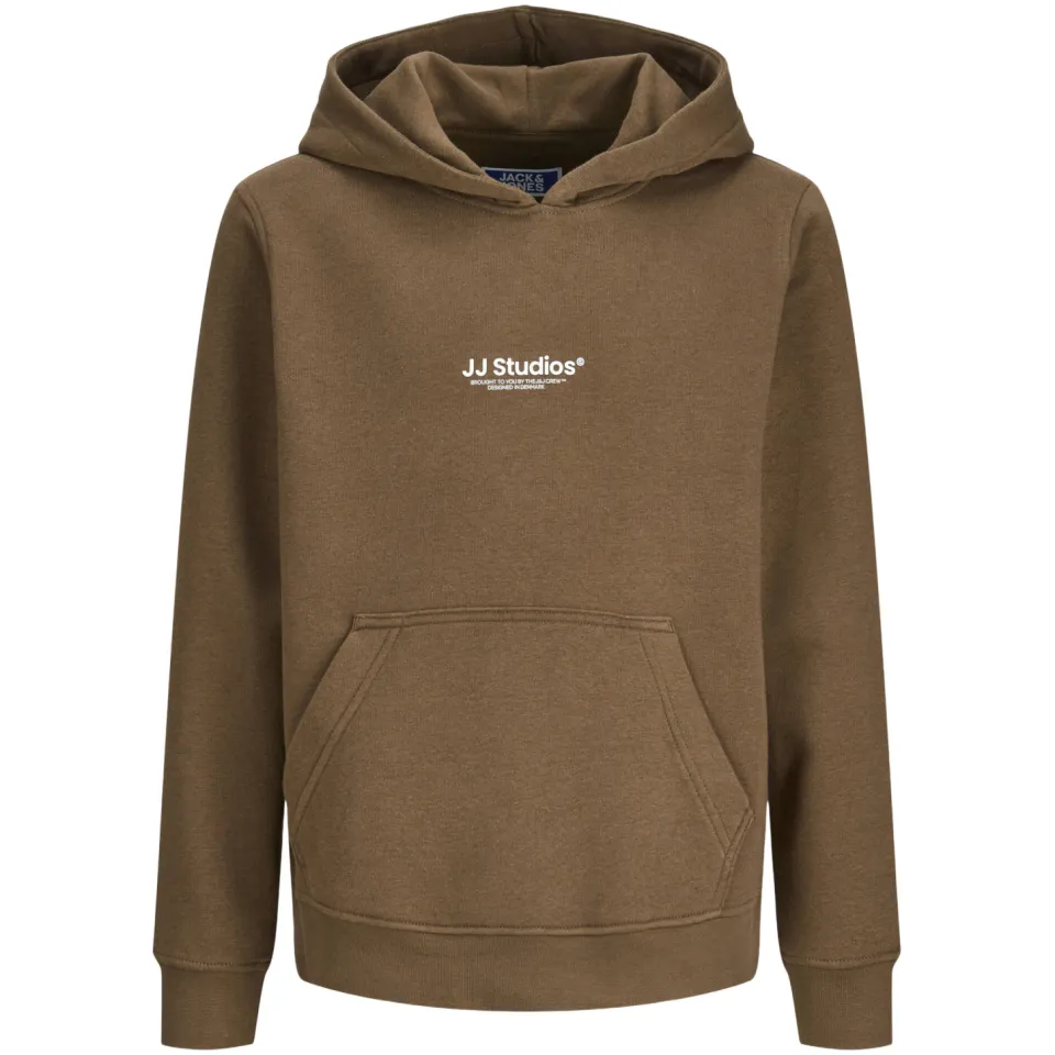 Jack & Jones JUNIOR hoodie bruin, foto 3