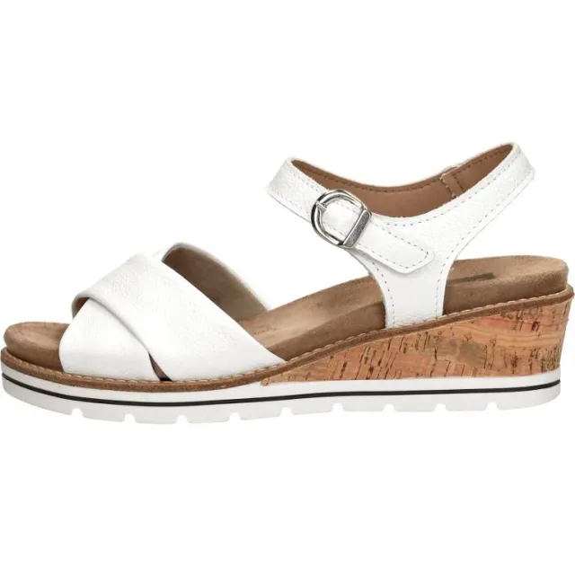 Sub55 Comfort Collection Klara 02 sleehak sandaal wit, foto 2