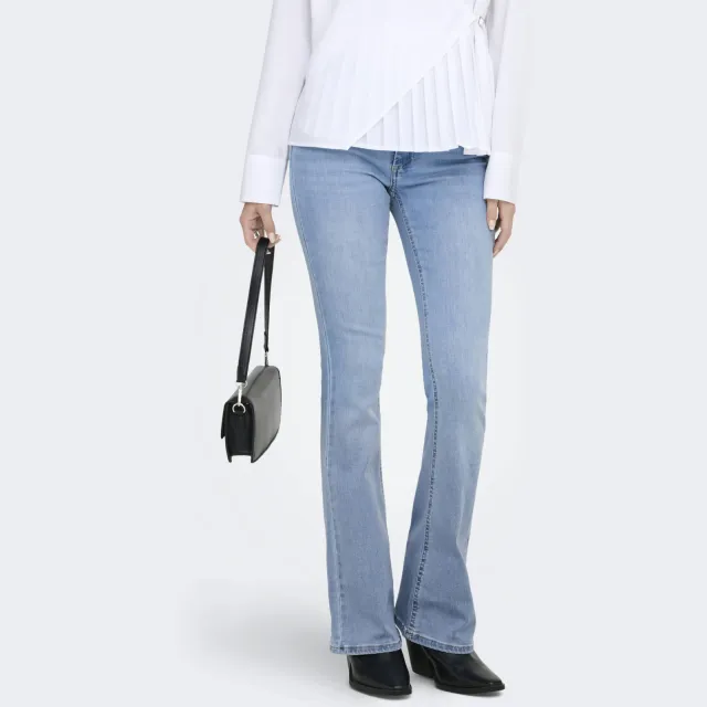 Only flared jeans ONLBLUSH light blue denim, foto 4