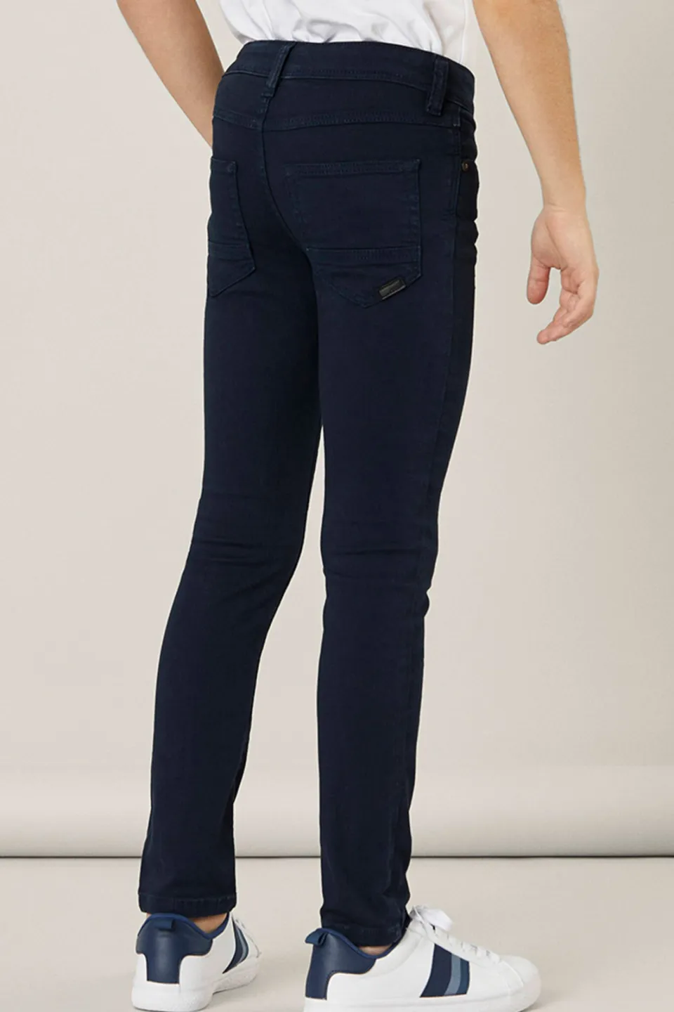NAME IT slim fit broek NKMTHEO donkerblauw dark sapphire, foto 8