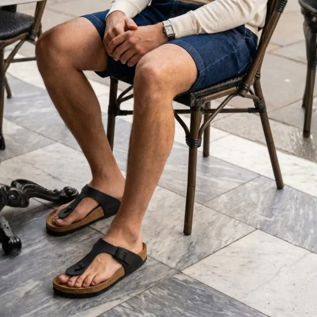 Birkenstock Gizeh teenslippers zwart, foto 5