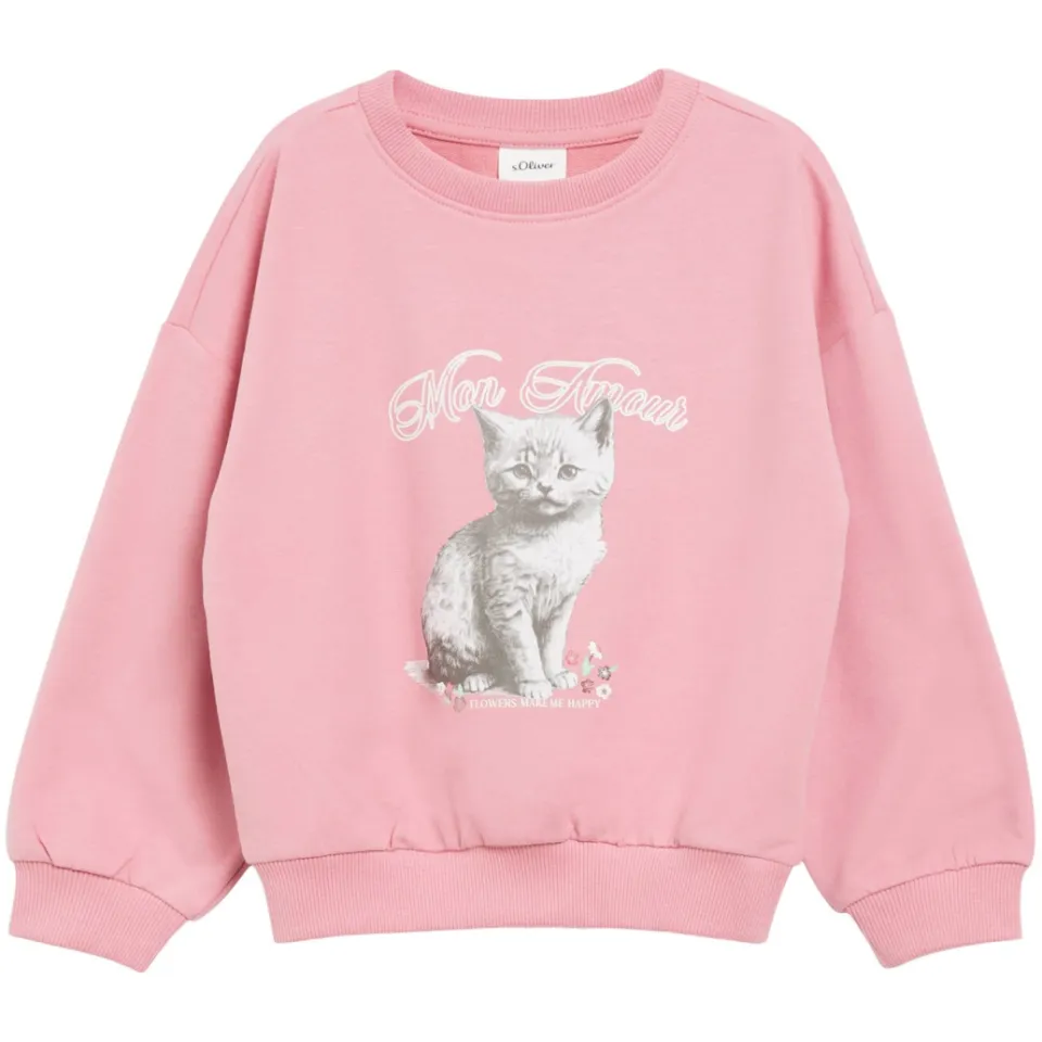 S.Oliver sweater met print - roze, foto 3