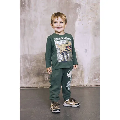 NAME IT MINI Jurassic World longsleeve donkergroen, foto 3