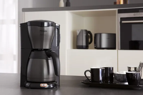 Philips Café Gaia HD7547/80 koffiezetapparaat zwart, foto 3