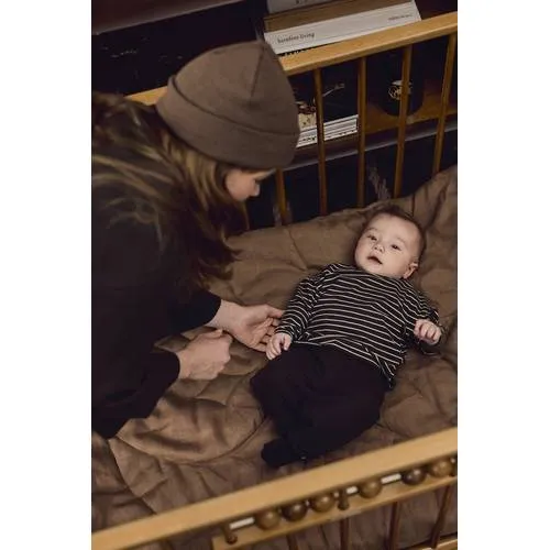 Z8 newborn gestreepte longsleeve zwart en ecru, foto 7