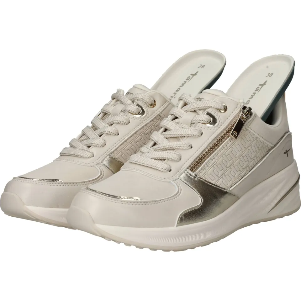 Tamaris Sneakers Dames Beige, foto 8