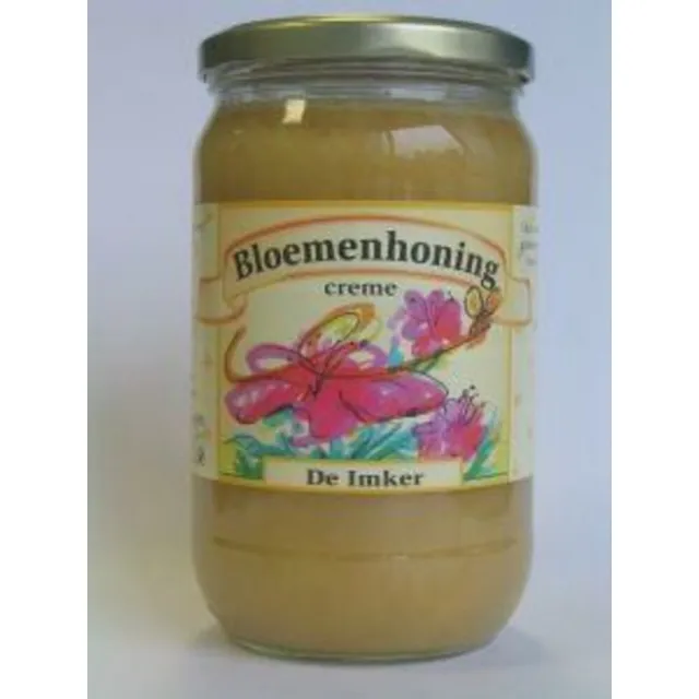 De Imker Bloemenhoning Creme 900 gr