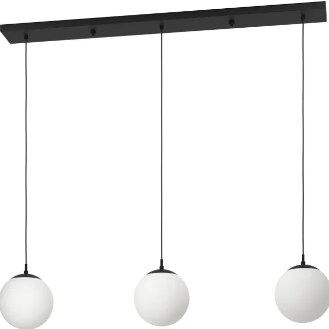 EGLO Rondo 3 Hanglamp - E27 - 121 cm - Zwart|Wit Zwart;Wit;