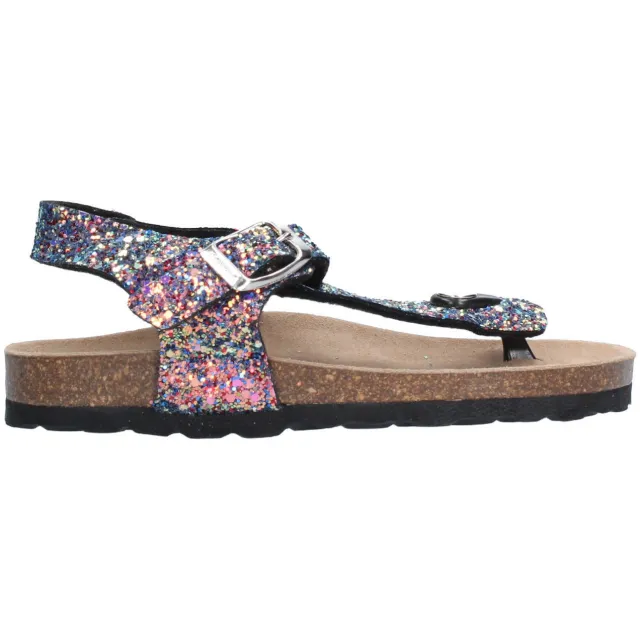 Braqeez sandalen multi/glitters Multi/roze