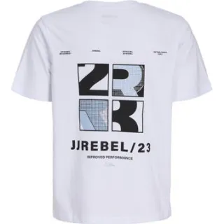 JJ Rebel JUNIOR T-shirt met backprint wit, foto 4
