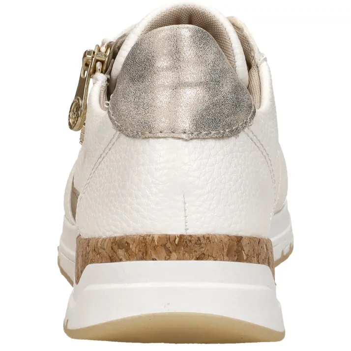 Rieker 58902-80 sneaker wit, foto 4