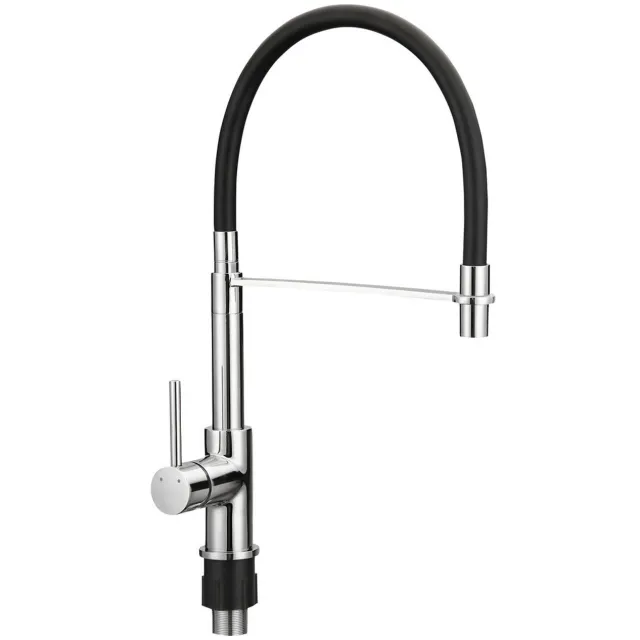 Go by Van Marcke Keukenkraan VMK Go Fusion Design 27,4 x 46,3 cm Incl. Mobile Rubberen Sproeier Chroom